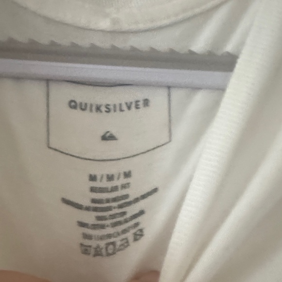 Quiksilver White Logo Tee - Picture 2 of 3